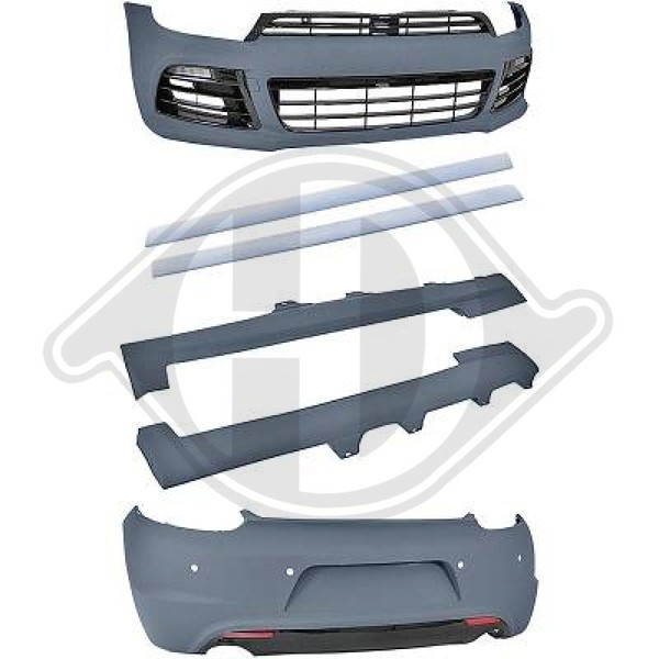 2251450 StoßStange Hinten Vorne FüR VW Scirocco III (137, 138)-image