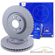 ATE 2x BREMSSCHEIBE Ø296 VORNE FÜR NISSAN QASHQAI 2 X-TRAIL 3 RENAULT KADJAR