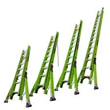 Little Giant SumoStance Seilzugleiter 8,53m Arbeitshöhe Anlegeleiter Fiberglas