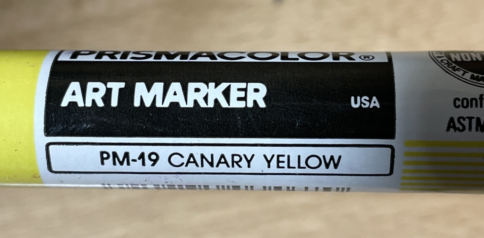 Berol Prismacolor Art Marker Canary Yellow PM-19