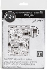Sizzix 3D Textured Impressions Embossing Folder By Tim Holtz-Circuit
