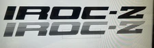 1985-1990 IROC Z DOOR DECALS - SET OF 2 CAMARO, Z 28 Solid Or Stripes