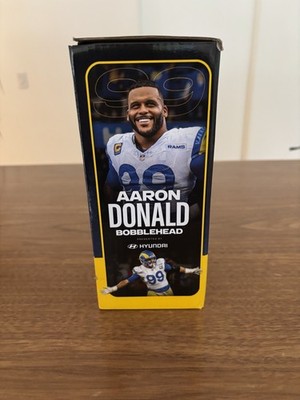Aaron Donald GOAT Bobble Head #99 World Champion 2021￼ | eBay