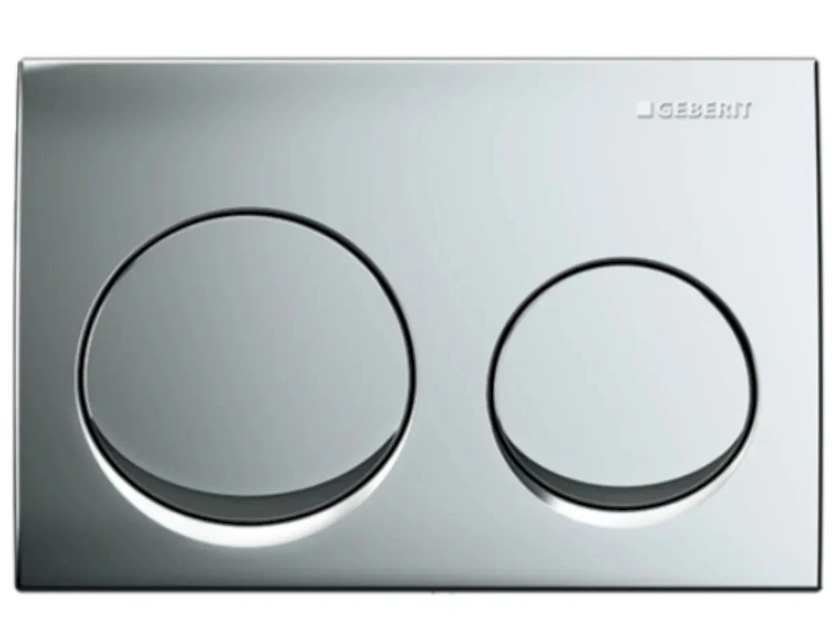 Alpha20 Geberit flush plate Chrome