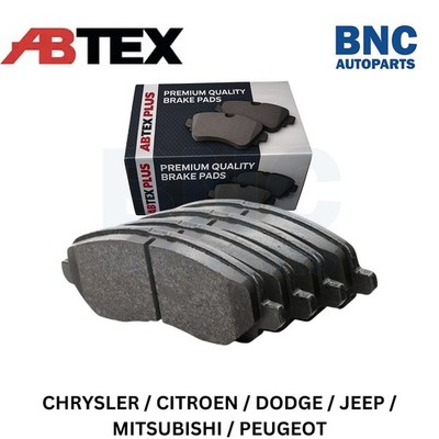 Abtex Front Brake Pads fits MITSUBISHI ASX 2010-2024