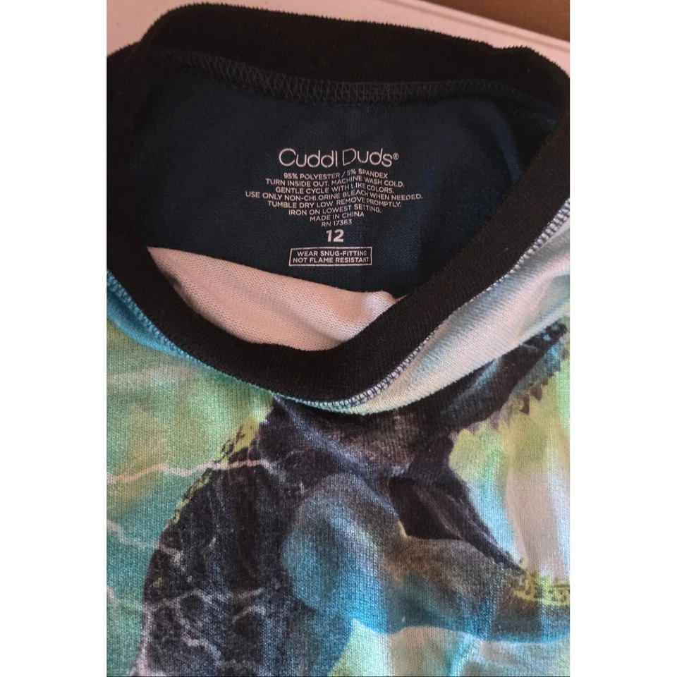 Lote de pijamas para niños talla 12 - Pijamas Dino Lightning & Gamer Level Up - Cuddl Duds Foto 4 de 4