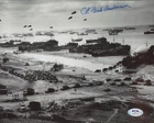 Bud Anderson Signed 8x10 World War II WW2 B&W Photo AUTO PSA COA
