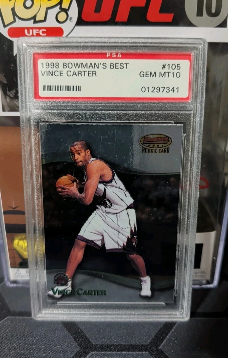 Vince Carter Basketball Grade 10 Rookie Sports Trading Cards