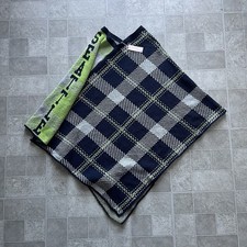 Sandylew Seattle Seahawks Blue Green Knit Poncho Made In USA Size 3