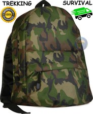 ZAINO Mimetico MILITARE da TREKKING Tattico CAMPEGGIO Escursionismo SURVIVAL Bag