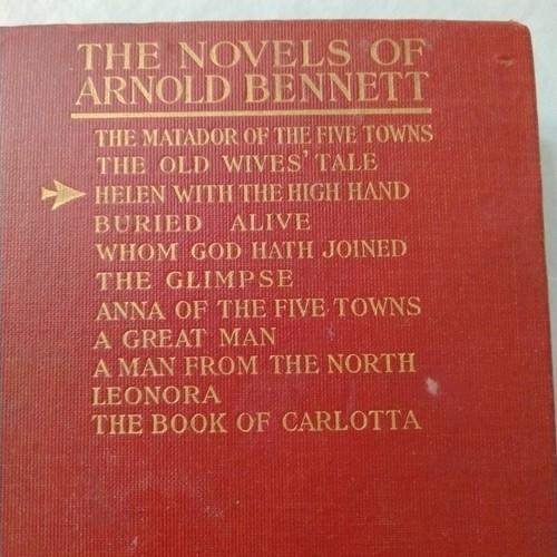 novels of Arnold bennett helen with the high hand 1911 Red Cover - Picture 2 of 17