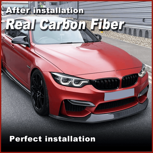 For BMW F80 M3 F82 F83 M4 2014-2019 REAL CARBON Front Bumper Lip Chin Spoiler - Picture 4 of 15