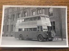 Vintage Photo Photograph Double Decker Bus Wolverhampton Corporation DJW 762