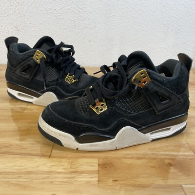 Nike Air Jordan Retro Royalty Black/Gold Sneakers Size