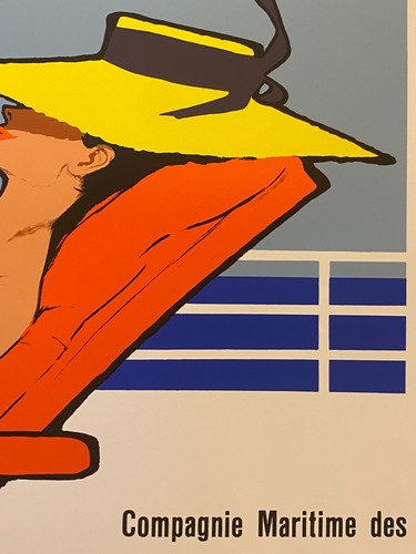 René Gruau , c.a.1980s - Relax - Original Vintage Poster Printed IN Offset - Picture 13 of 19