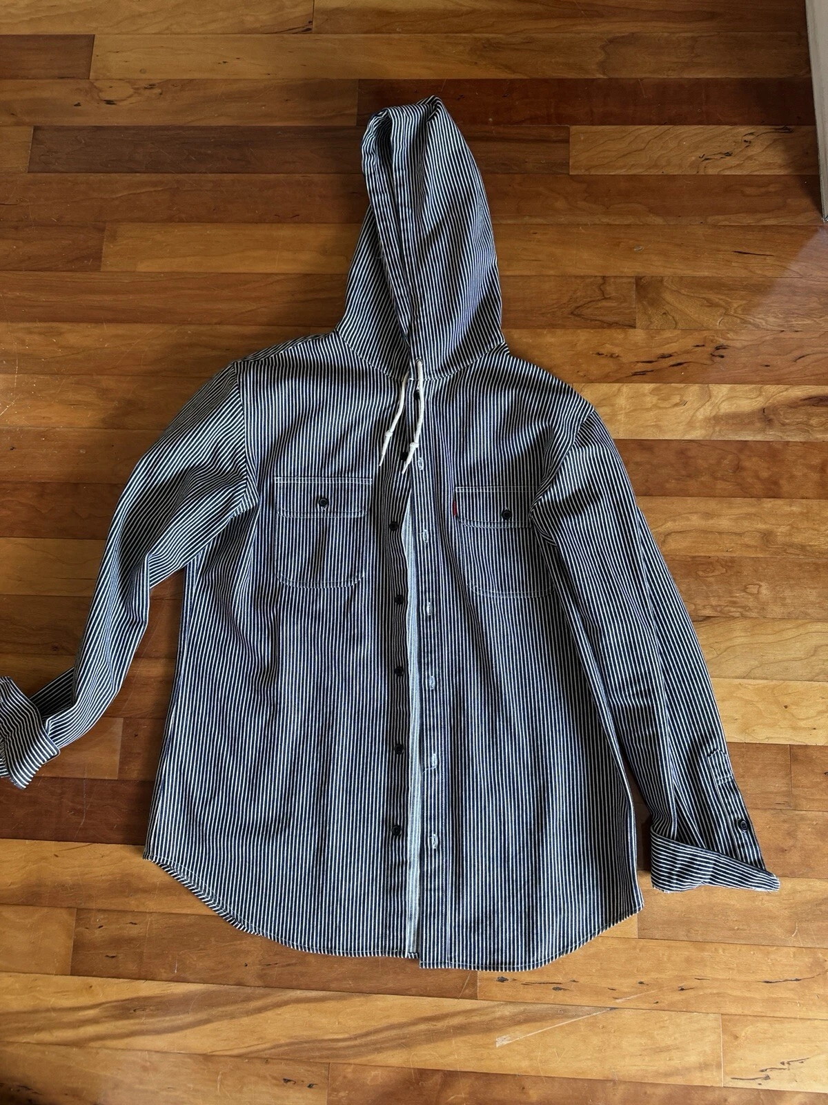 Veste en jean rayée Supreme XL