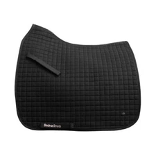 Back On Track Therapeutic Dressage Saddle Pad - Black & White