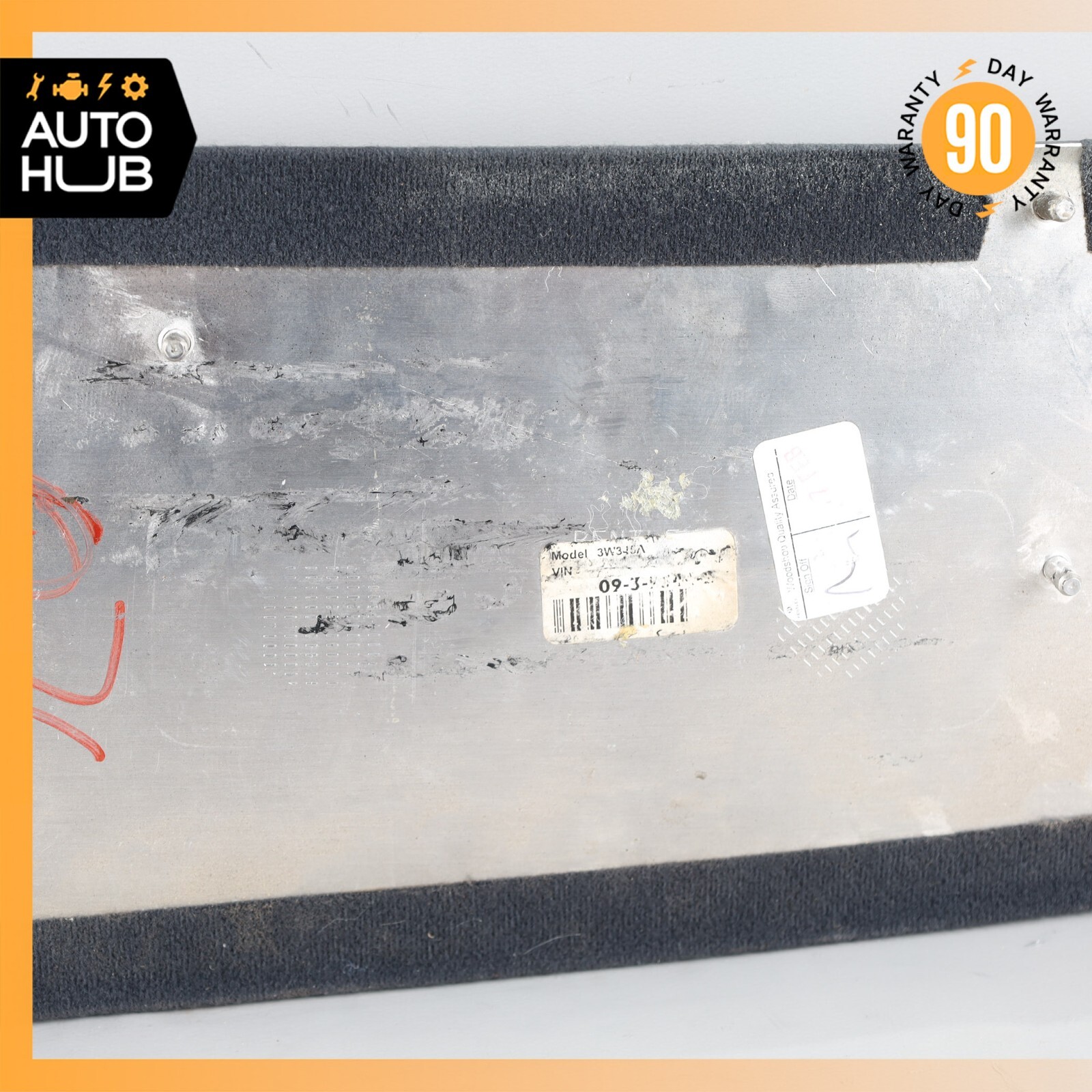 03-10 Bentley Continental GT Rear Left Side Door Panel Trim Panel Wood OEM