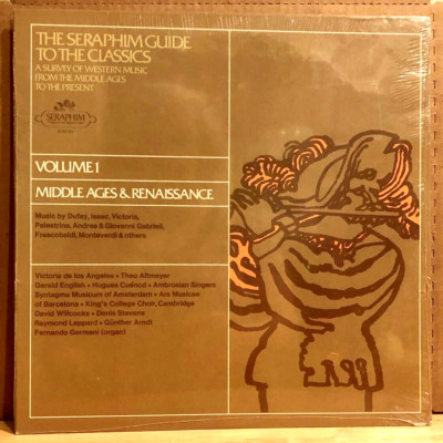 SERAPHIM CLASSICS: Middle Ages/Renaissance (von Weber, Wagner) Vinyl LP Sealed