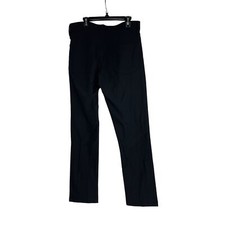 Tailor Vintage Mens Luxe Performance Pants Slim Fit Pants Black Cotton/Polyester