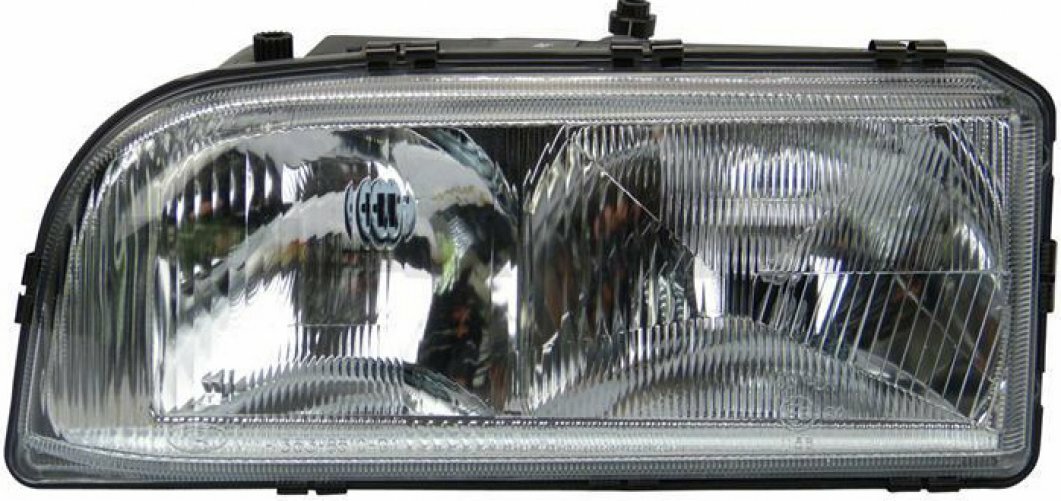 Phare avant gauche pour Volvo 850 1994 bloc optique étanche avec réflecteur chrome haute clarté
