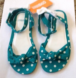 teal green sandals