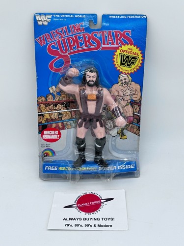 Hercules Hernandez MOC WWF Vintage 80's LJN Figure...