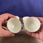 Set Of 4 Rosenthal Demitasse Tea Cups Ivory Gold Green — photo 3