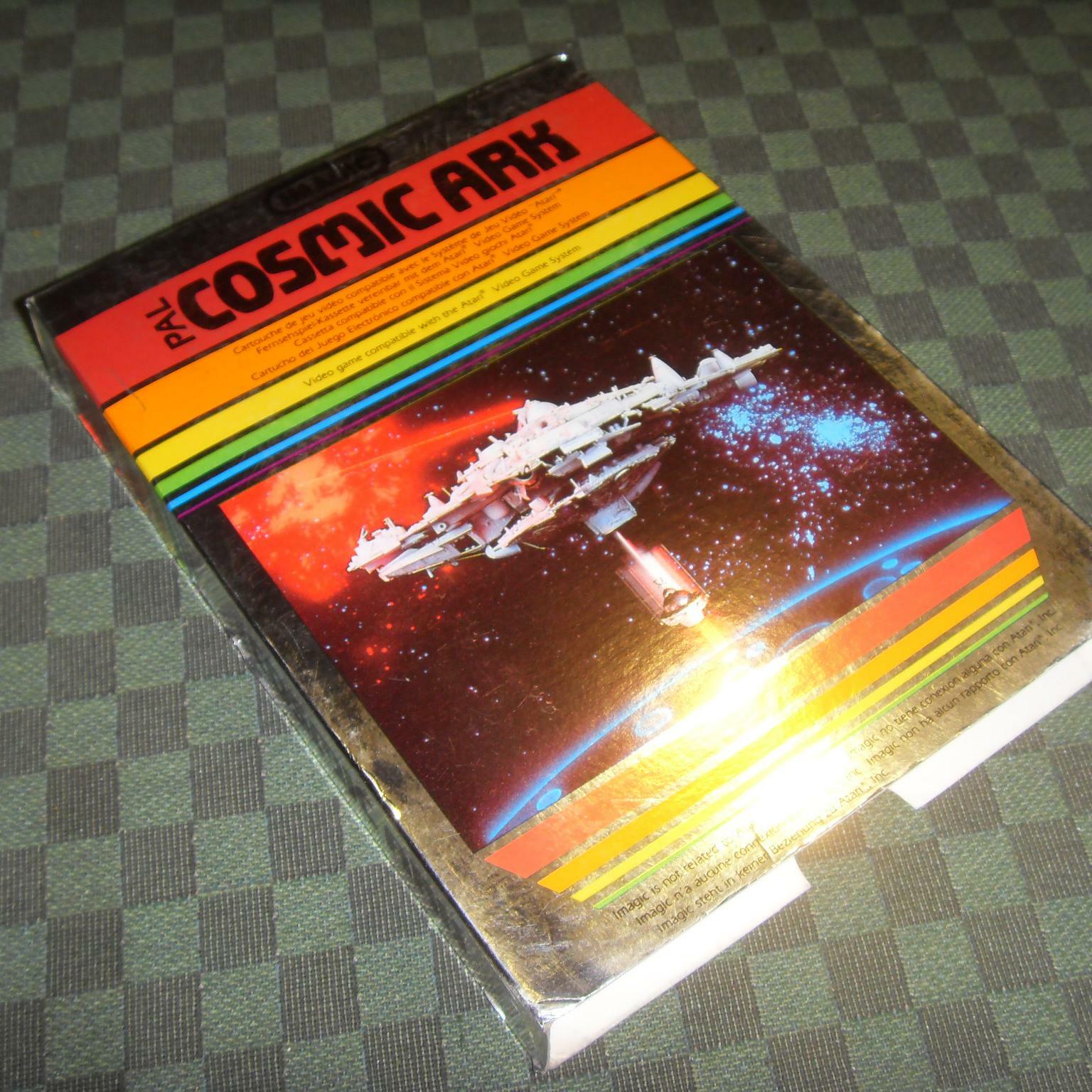 TBE : EN BOITE ET NOTICE Cosmic Ark Imagic Atari 2600 VCS PAL