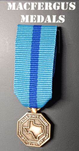 TXSG Texas State Guard Miniature Achievement Medal - Qualité professionnelle - Photo 1 sur 2