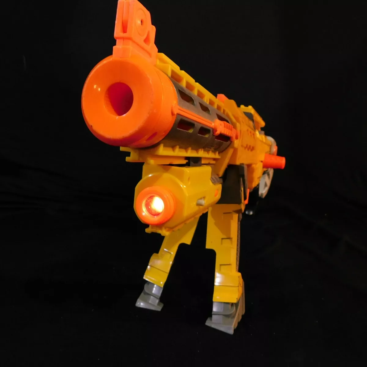 Nerf Blaster N-Force Longshot CS-6 Recon CS-6 Hasbro Yellow 18 Dart Clip 