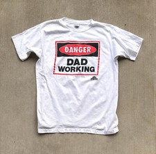 Vintage Dad Working Home Improvement Shirt Tim Allen XL USA Single Stitch
