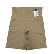 Maidenform Shapewear Womens XL Latte Lift Slim High Waisters Thigh Slimmer