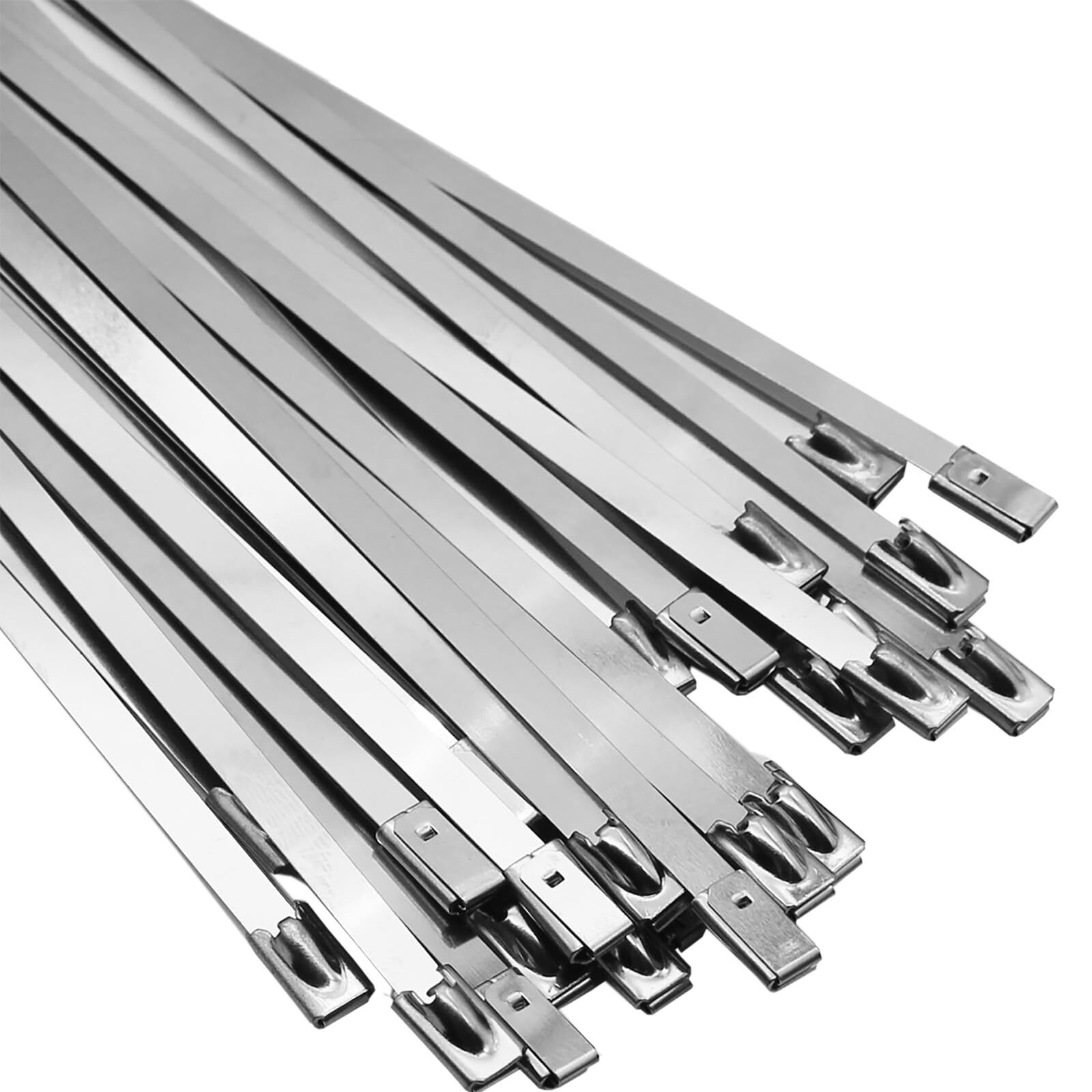 Long Metal Zip Ties 24 inch Heavy Duty Outdoor Premium 24 inch Metal Zip Ties...