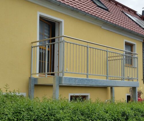 Balkon Bausatz 3 m x 1,5 m Selbstmontage Stahl feuerverzinkt Vorstellbalkon - Bild 4 von 7