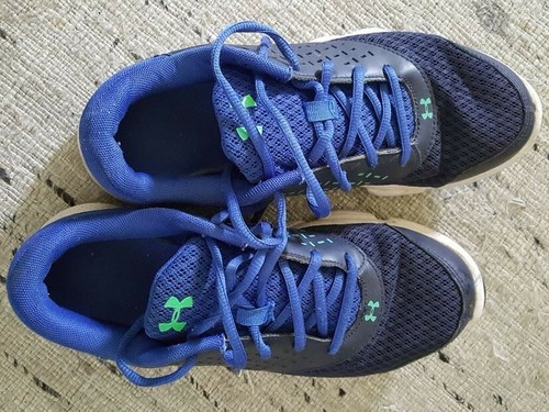 Under Armour - unisex sneakers Blue green feature - size UK6 EUR40 - Picture 3 of 6