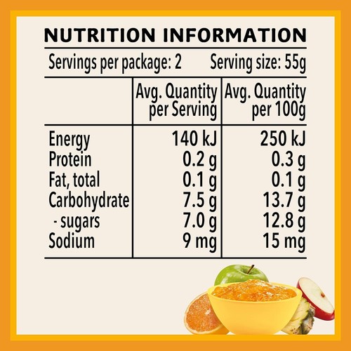 Summer Fruits Gel Baby Food for 6+ Months Babies 110 G (Pack of 6) - Picture 7 of 12