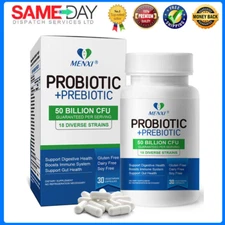 Probiotics 50 Billion CFU Potency Digestive Immune Health 30 Capsules DIGESTIVE