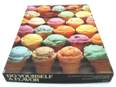 Springbok Ice Cream PZL4113 Jigsaw Puzzle 500 Pc Do Yourself A