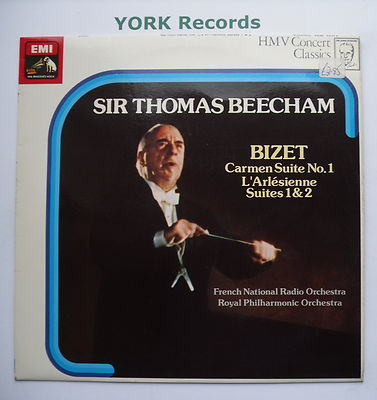 SXLP 30276 - BEECHAM - Carmen / L'Arlesienne BEECHAM French NRO - Ex LP Record