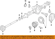 GM OEM 14-19 Sierra 1500 Rear Suspension Axle Housing-Outer Bearing 22943108
