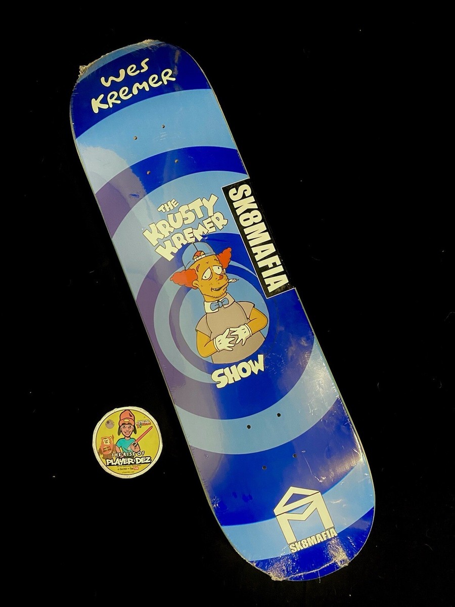 RARE Sk8mafia The Simpsons Wes Kremer Skateboard Deck