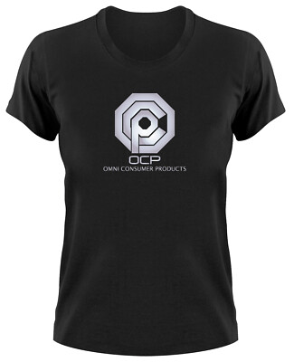 OCP Robocop Logo Damen T-Shirt Omni Consumer Products Fanshirt Fan Alex Murphy