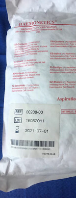 Haemonetics Extension Set 4 Haemonetics 208 Aspiration / Anticoagulation Set (x) | eBay