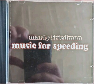 MARTY FRIEDMAN Music for Speeding CD 2003 Europäische Promo HARD ROCK Kakophonie