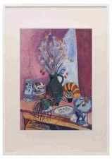 Henri Matisse Still Life With Flowers A3 A4 Framed Print Picture