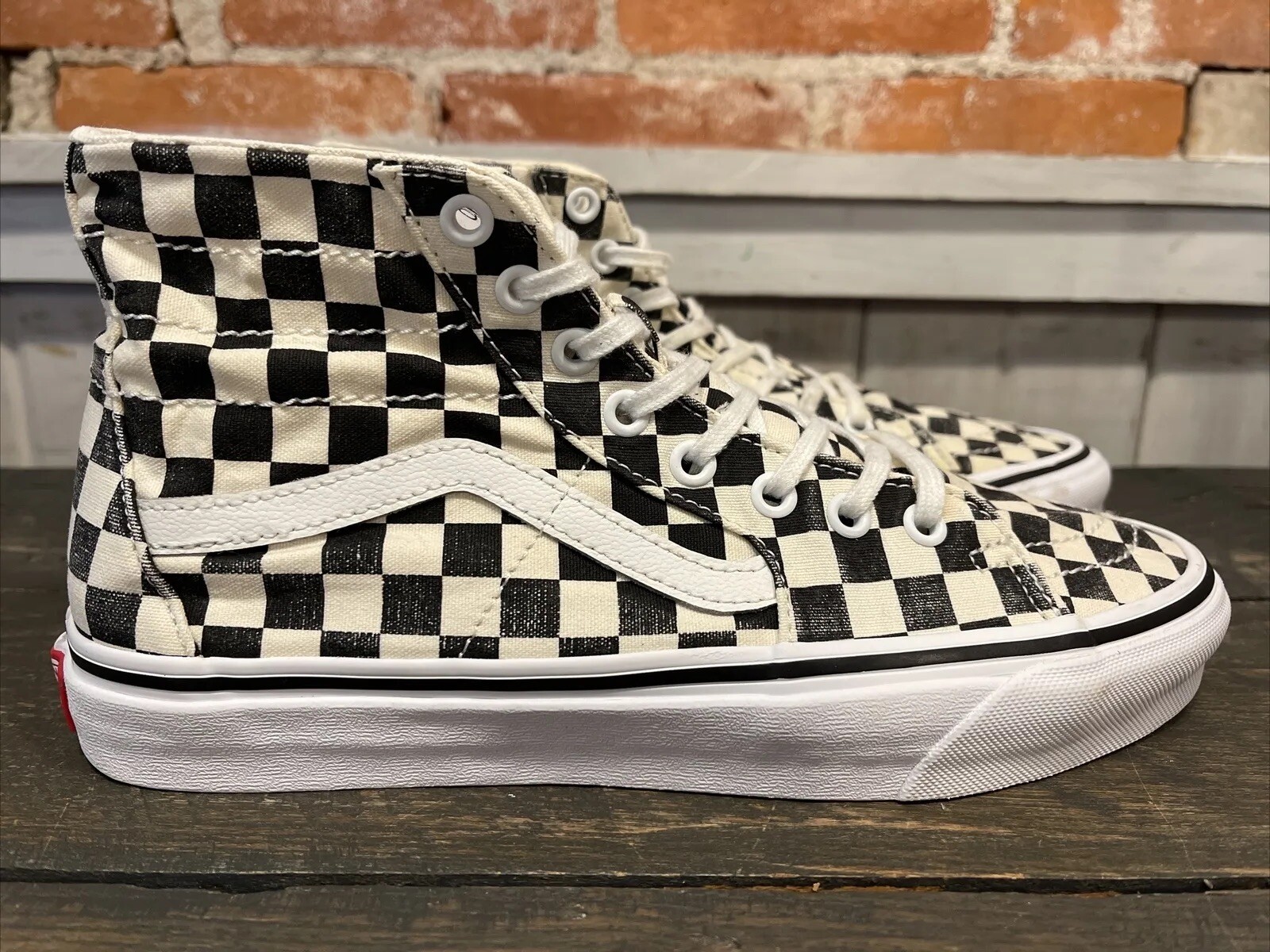 Vans Sk8 Hi Black Sneakers Men Size 8.5 Fast Shipping 🛹-image