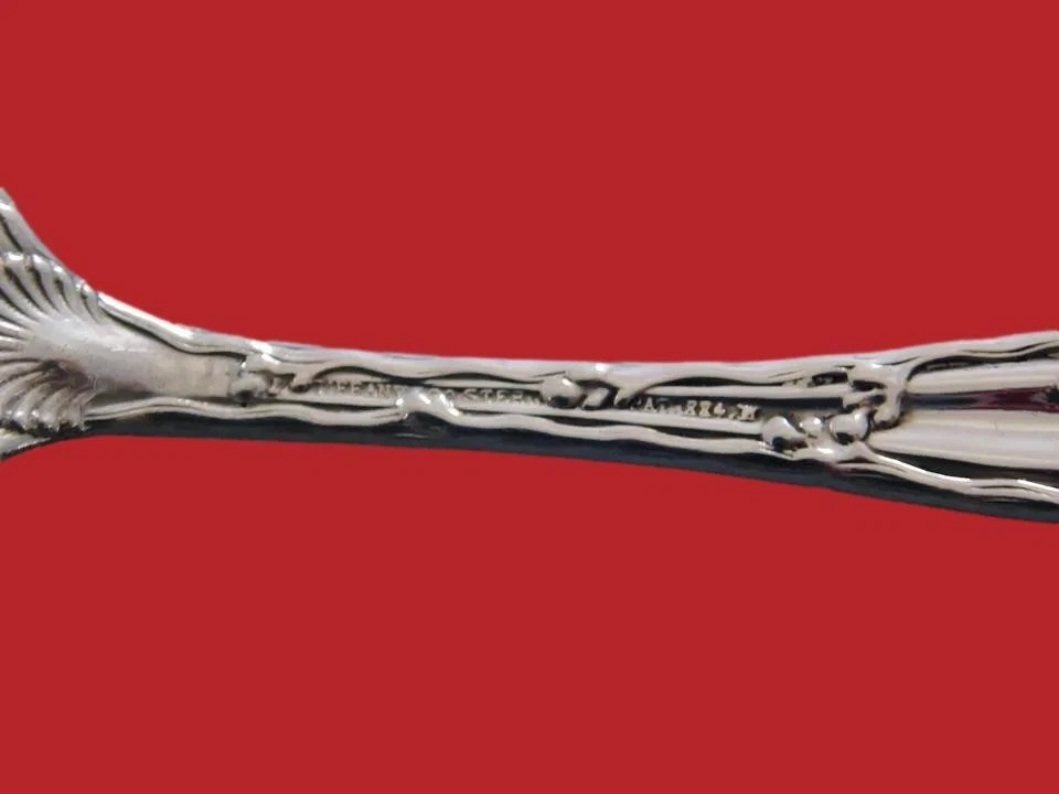 Juego de cuchara sopera Wave Edge de Tiffany and Co de plata esterlina 12 piezas 7" Foto 4 de 4