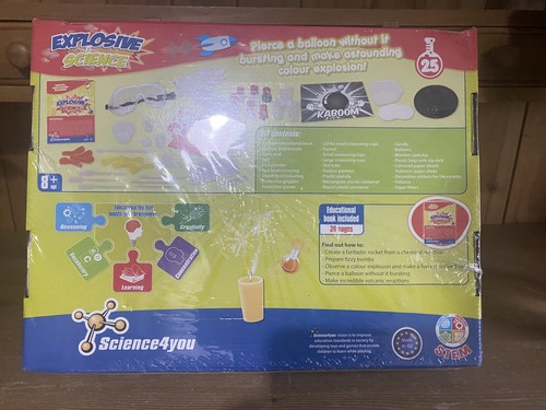 BNIB Explosive Science STEM Educational Children’s Game Activities Kit Age 8+ - Picture 2 of 2