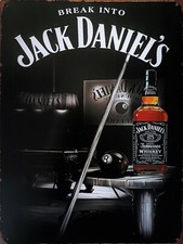 Vintage Retro JACK DANIEL'S  Metal Bar Plaque Irish Pub Shed Man Cave SIGN